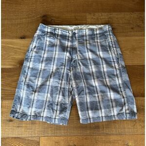 Men’s OTB Plaid Chino Shorts Size 36 Golf Casual Preppy Coastal Checkered Y2K